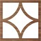Ekena Millwork Statesman Wood Fretwork Pierced Ceiling Medallion, Walnut, 22"OD x 14 1/8"ID x 3/8"T CMWP22X22X0375STWA - alternate 4